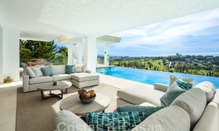 Modernist villa for sale with panoramic sea views in Marbella - Benahavis 58753 