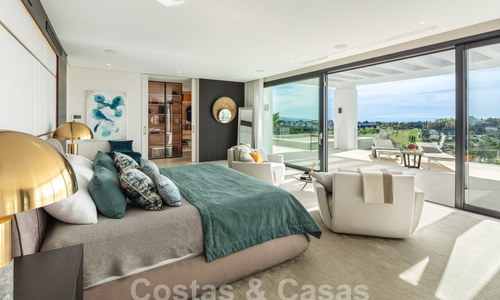 Modernist villa for sale with panoramic sea views in Marbella - Benahavis 58757