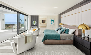 Modernist villa for sale with panoramic sea views in Marbella - Benahavis 58758 
