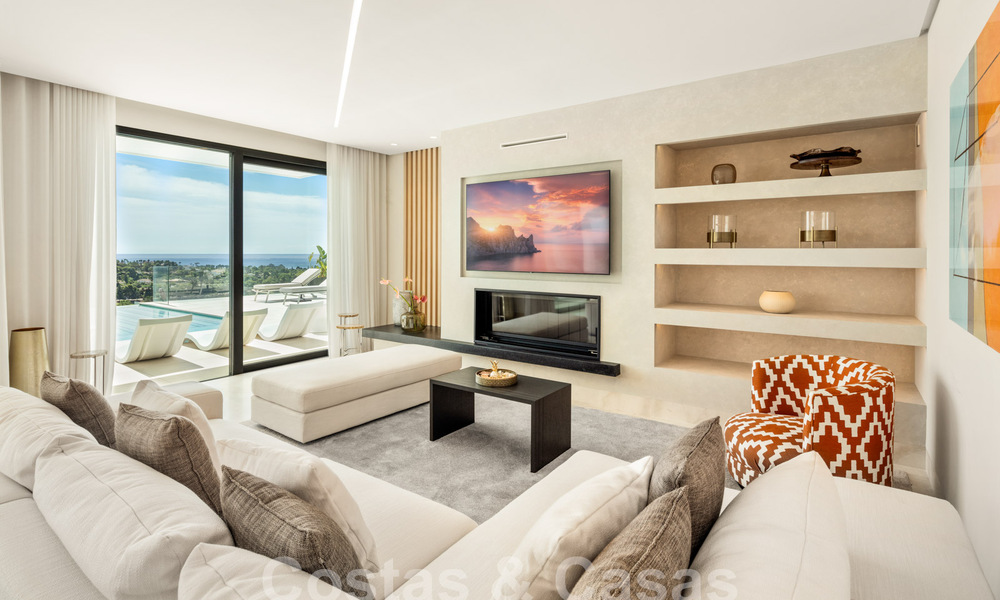 Modernist villa for sale with panoramic sea views in Marbella - Benahavis 58765