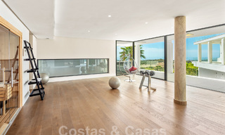 Modernist villa for sale with panoramic sea views in Marbella - Benahavis 58768 