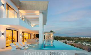 Modernist villa for sale with panoramic sea views in Marbella - Benahavis 58780 