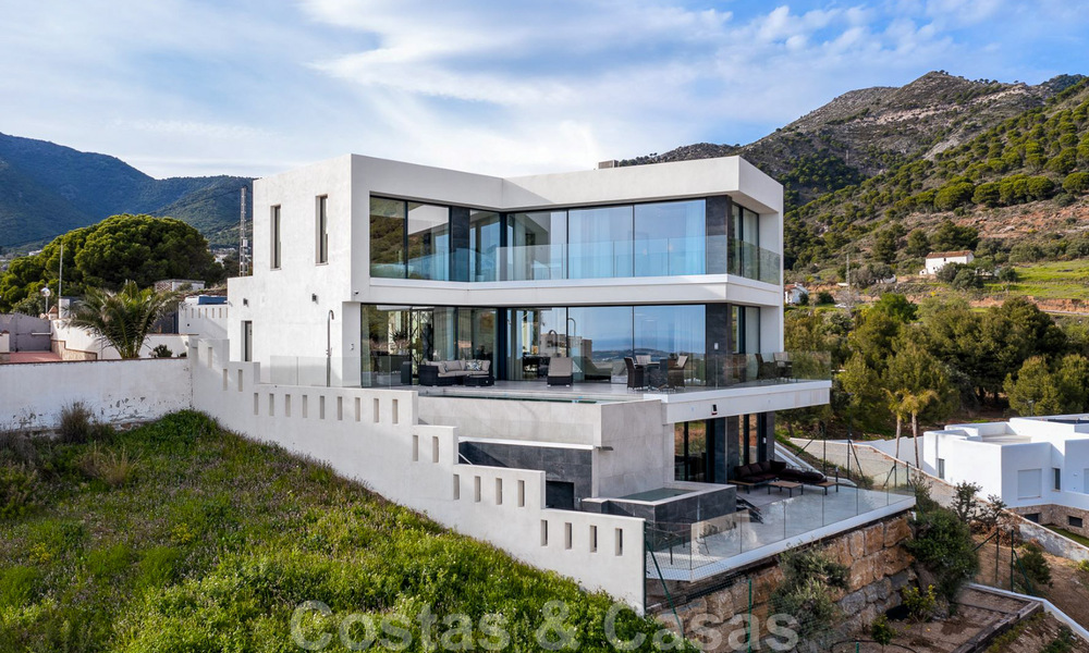 Architectural, modern luxury villa for sale in Mijas, Costa del Sol 41968