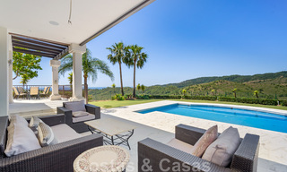 Luxury villa in a classical Mediterranean style for sale with sea views in Benahavis - Marbella 41970 