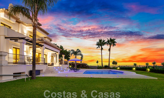 Luxury villa in a classical Mediterranean style for sale with sea views in Benahavis - Marbella 44090 