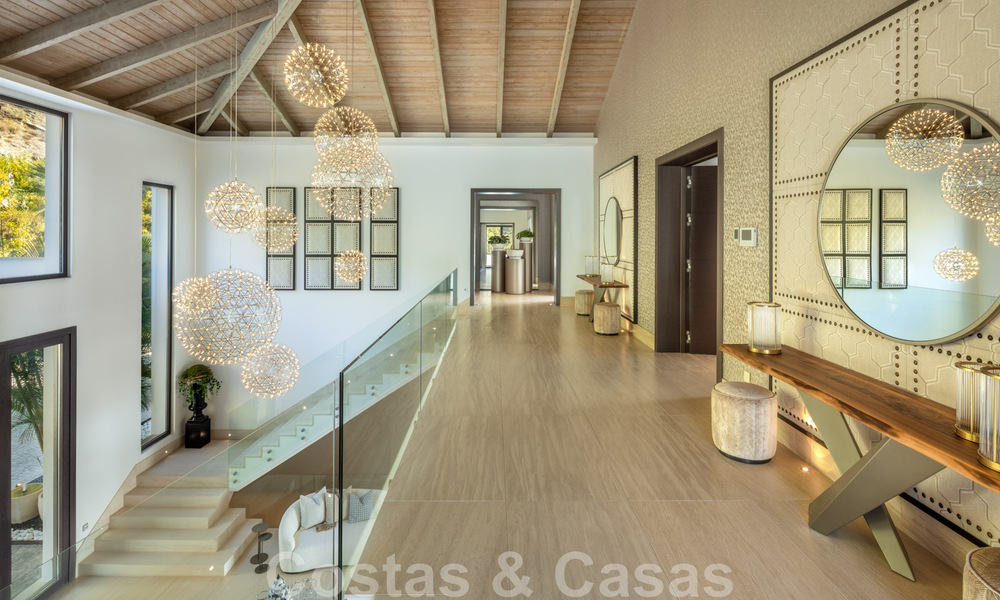 Contemporary, modern luxury villa for sale in resort style with panoramic sea views in Cascada de Camojan in Marbella 42097