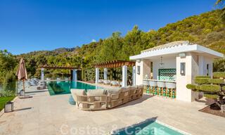 New on the market! Contemporary, modern luxury villa for sale in resort style with panoramic sea views in Cascada de Camojan in Marbella 42106 