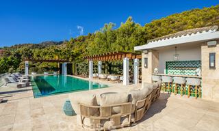 Contemporary, modern luxury villa for sale in resort style with panoramic sea views in Cascada de Camojan in Marbella 42107 