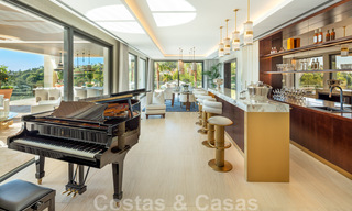 Contemporary, modern luxury villa for sale in resort style with panoramic sea views in Cascada de Camojan in Marbella 42111 
