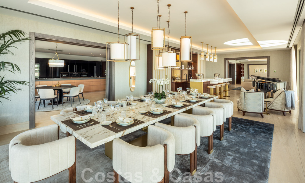 Contemporary, modern luxury villa for sale in resort style with panoramic sea views in Cascada de Camojan in Marbella 42113