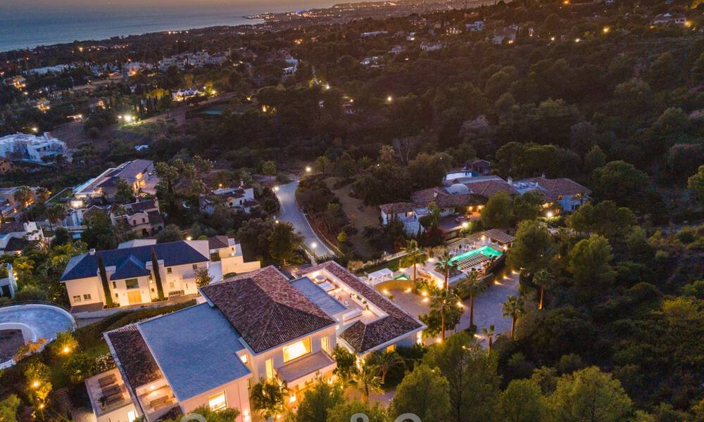 Contemporary, modern luxury villa for sale in resort style with panoramic sea views in Cascada de Camojan in Marbella 42124