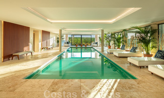 Contemporary, modern luxury villa for sale in resort style with panoramic sea views in Cascada de Camojan in Marbella 42125 