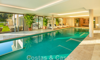 Contemporary, modern luxury villa for sale in resort style with panoramic sea views in Cascada de Camojan in Marbella 42126 