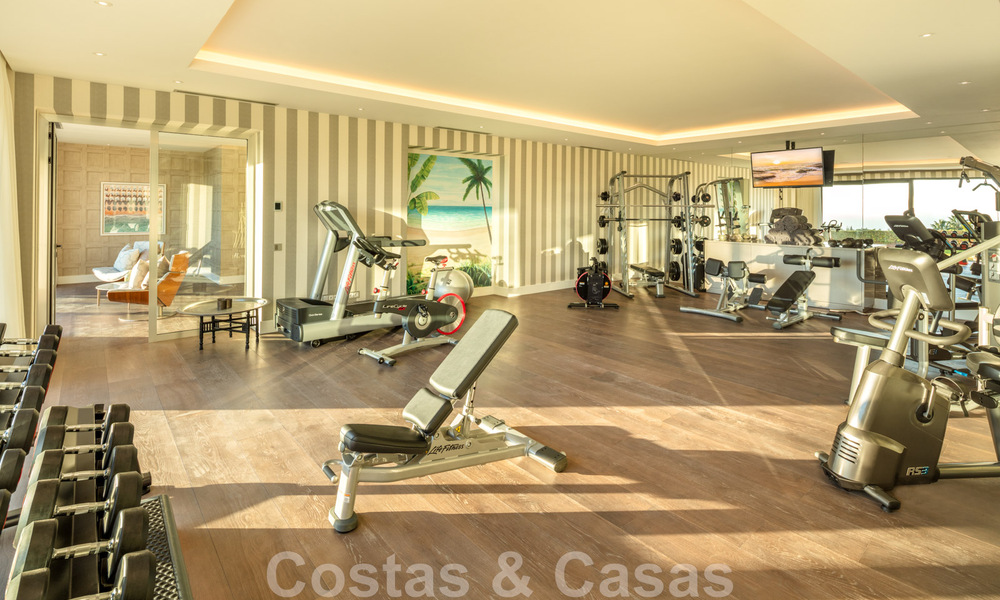 Contemporary, modern luxury villa for sale in resort style with panoramic sea views in Cascada de Camojan in Marbella 42127