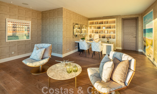 Contemporary, modern luxury villa for sale in resort style with panoramic sea views in Cascada de Camojan in Marbella 42129 
