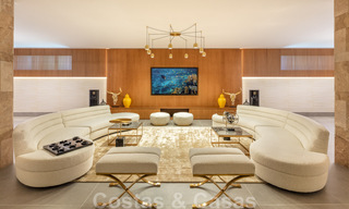 Contemporary, modern luxury villa for sale in resort style with panoramic sea views in Cascada de Camojan in Marbella 42406 