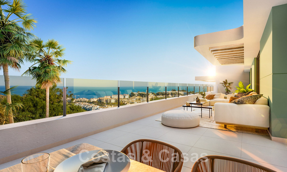 New apartments for sale with Mediterranean views, in La Cala de Mijas - Costa del Sol 42065