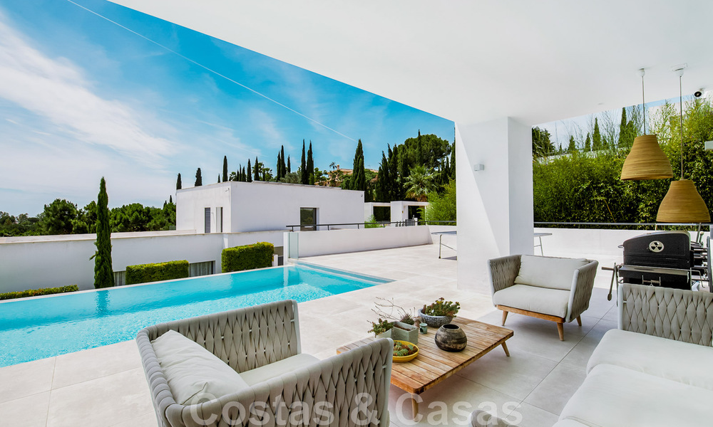 Newly built designer villa for sale in a privileged location in the hills of La Quinta in Benahavis - Marbella 42555