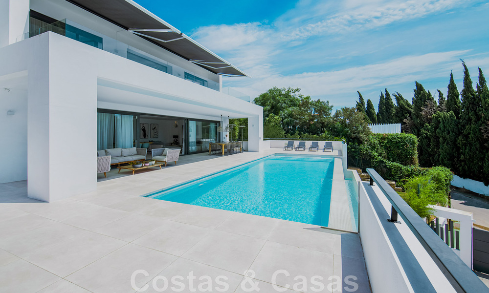 Newly built designer villa for sale in a privileged location in the hills of La Quinta in Benahavis - Marbella 42557