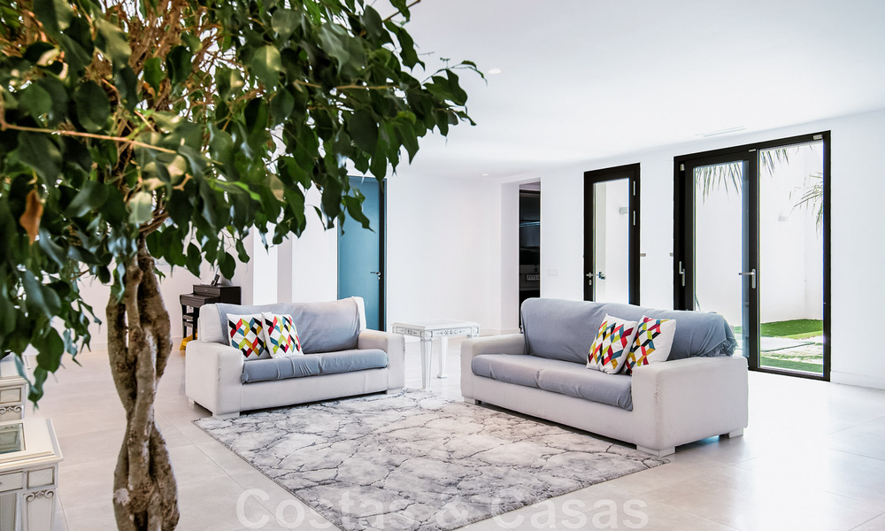 Newly built designer villa for sale in a privileged location in the hills of La Quinta in Benahavis - Marbella 42566