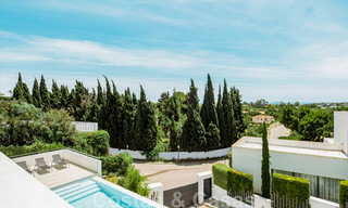 Newly built designer villa for sale in a privileged location in the hills of La Quinta in Benahavis - Marbella 42569 