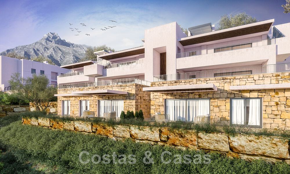 New luxury apartments for sale, with unobstructed views of the lake, the mountains and the coast towards Gibraltar, situated in the quiet Istán area, Costa del Sol 42599