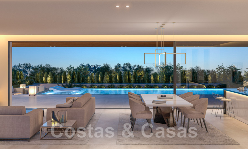 Modernist luxury villa for sale at walking distance to the beach in Guadalmina Baja, Marbella 42588
