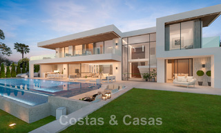 Modernist luxury villa for sale at walking distance to the beach in Guadalmina Baja, Marbella 42589 