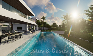 Modernist luxury villa for sale at walking distance to the beach in Guadalmina Baja, Marbella 42591 