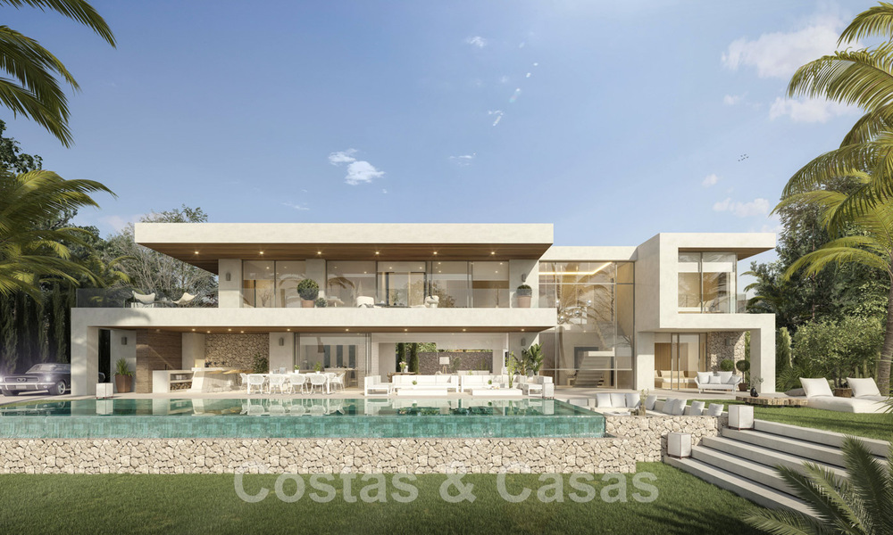 Modernist luxury villa for sale at walking distance to the beach in Guadalmina Baja, Marbella 42592