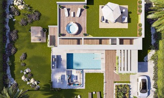 New, modern, luxury villas for sale in Manilva on the Costa del Sol 42409 