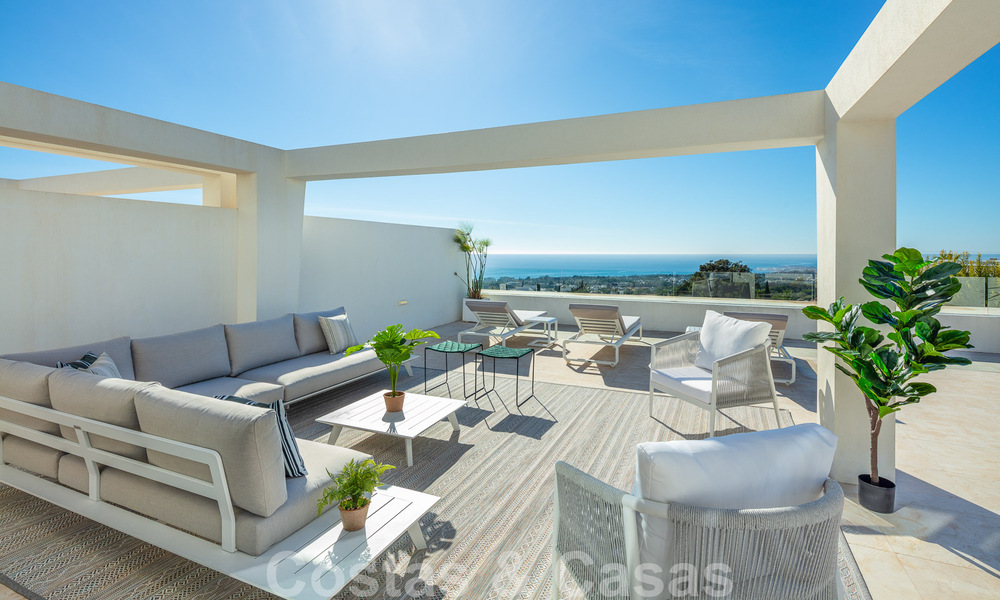 Spectacular, modern penthouse for sale with breath-taking sea views in the highly sought after Sierra Blanca, on the Golden Mile of Marbella 51516