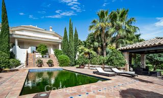 Andalucian villa for sale with sea views in a gated urbanization between Nueva Andalucia's golf valley and La Quinta golf, in Benahavis - Marbella 42779 