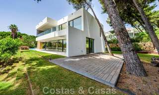 Ready to move in, new designer villa for sale, ecologically designed with wooden and natural stone materials on the Golden Mile of Marbella 42783 