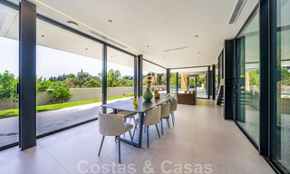 Ready to move in, new designer villa for sale, ecologically designed with wooden and natural stone materials on the Golden Mile of Marbella 42785 