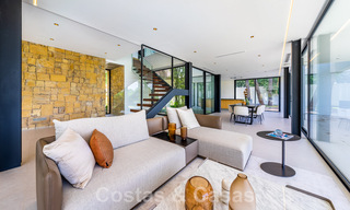 Ready to move in, new designer villa for sale, ecologically designed with wooden and natural stone materials on the Golden Mile of Marbella 42786 