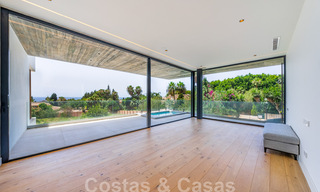 Ready to move in, new designer villa for sale, ecologically designed with wooden and natural stone materials on the Golden Mile of Marbella 42788 