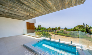 Ready to move in, new designer villa for sale, ecologically designed with wooden and natural stone materials on the Golden Mile of Marbella 42789 