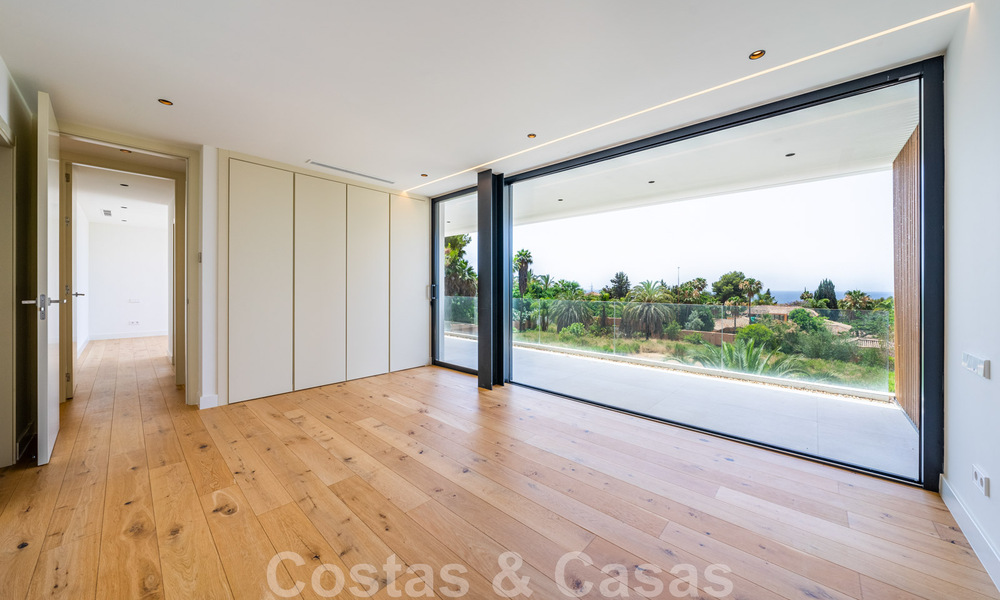 Ready to move in, new designer villa for sale, ecologically designed with wooden and natural stone materials on the Golden Mile of Marbella 42790