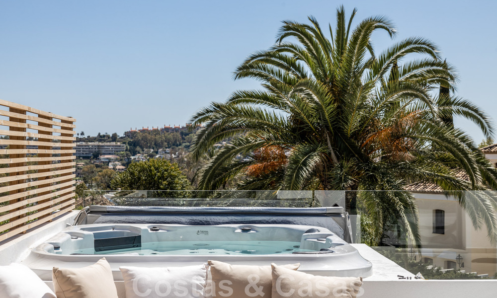 Contemporary Mediterranean luxury villa for sale with views of the golf valley in Nueva Andalucia - Marbella 42823