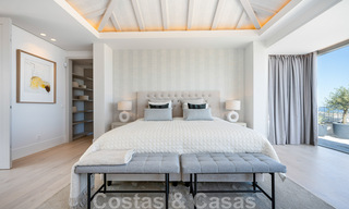 Prestigious luxury villa in Mediterranean style for sale with stunning panoramic sea views in Benahavis - Marbella 43484 