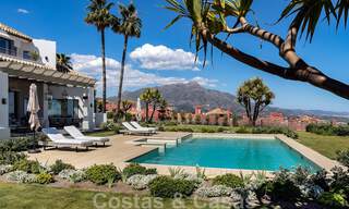 Prestigious luxury villa in Mediterranean style for sale with stunning panoramic sea views in Benahavis - Marbella 43515 