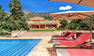 Impressive luxury villa in Mediterranean architecture, with open sea views in the desirable residential area of Sierra Blanca on the Golden Mile in Marbella 42907 