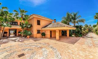 Impressive luxury villa in Mediterranean architecture, with open sea views in the desirable residential area of Sierra Blanca on the Golden Mile in Marbella 42909 