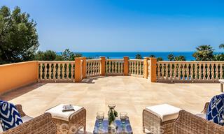 Impressive luxury villa in Mediterranean architecture, with open sea views in the desirable residential area of Sierra Blanca on the Golden Mile in Marbella 42922 