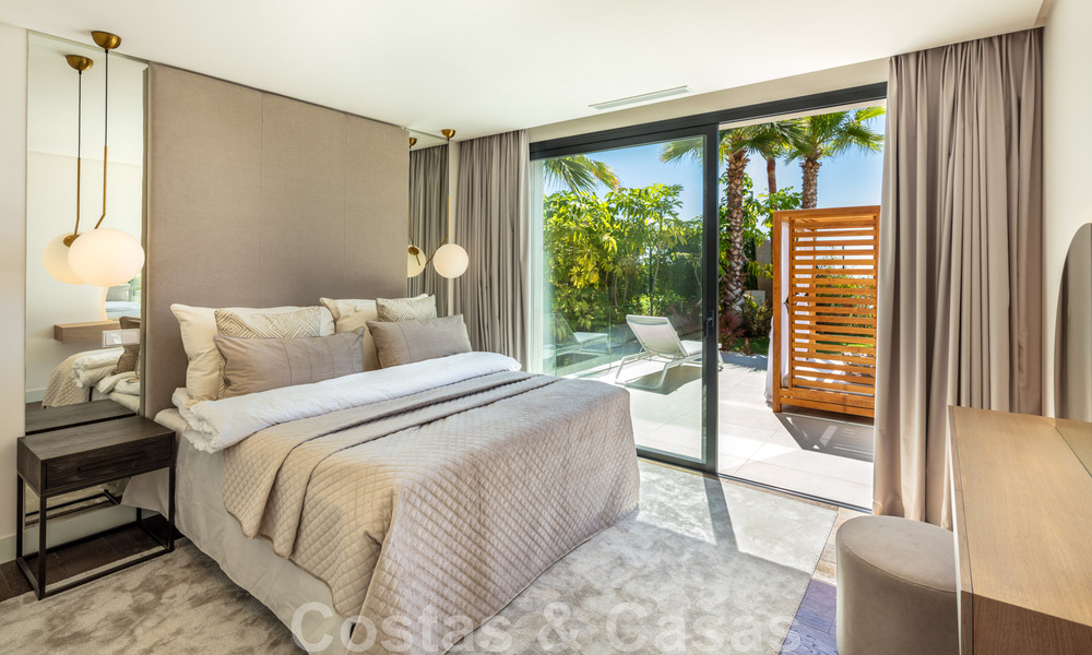 Luxury contemporary style villa for sale with sea views in Nueva Andalucia's golf valley in Marbella 43305