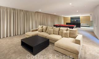 Luxury contemporary style villa for sale with sea views in Nueva Andalucia's golf valley in Marbella 43313 