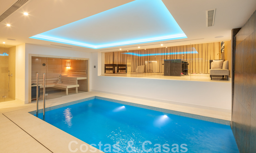 Luxury contemporary style villa for sale with sea views in Nueva Andalucia's golf valley in Marbella 43315