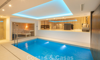 Luxury contemporary style villa for sale with sea views in Nueva Andalucia's golf valley in Marbella 43315 