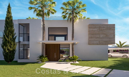 New! Contemporary luxury villas for sale at walking distance from a prominent golf club, on the New Golden Mile between Marbella and Estepona 43220